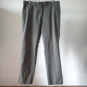 TailorByrd Green Golf Pants • 38x34 • Soft Flat Front •  Tailored Casual Classic